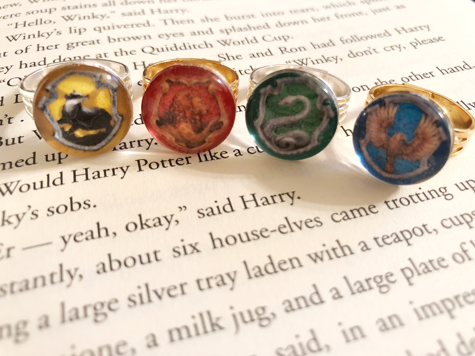 Harry Potter Inspired DIY Photo Ring Tutorial