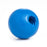 500 Bright Blue Round Wood Beads Bulk 10mm x 9mm with 2.5mm Hole