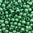 400 Bulk Green Matte Metallic Acrylic Beads 10mm with 4.8mm Large Hole