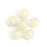 20 Round Gold Glitter Clear Acrylic Beads 20mm Diameter with 3mm Hole