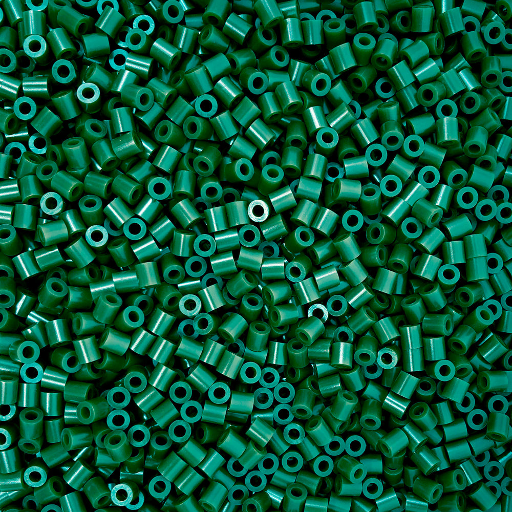2,000 Green Fuse Beads 5 x 5mm Bulk Pack of Fusion Beads Works with Perler Beads