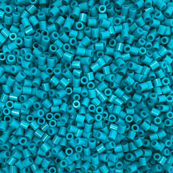 2,000 Peacock Blue Fuse Beads 5 x 5mm Bulk Pack of Fusion Beads Works with Perler Beads