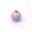 100 Purple Round Wood Beads Bulk 16mm with 4.2mm Hole