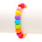 300 Bright Color Assortment Glossy Acrylic Large Hole Beads 10mm x 12mm with Big 5.7mm Wide Hole
