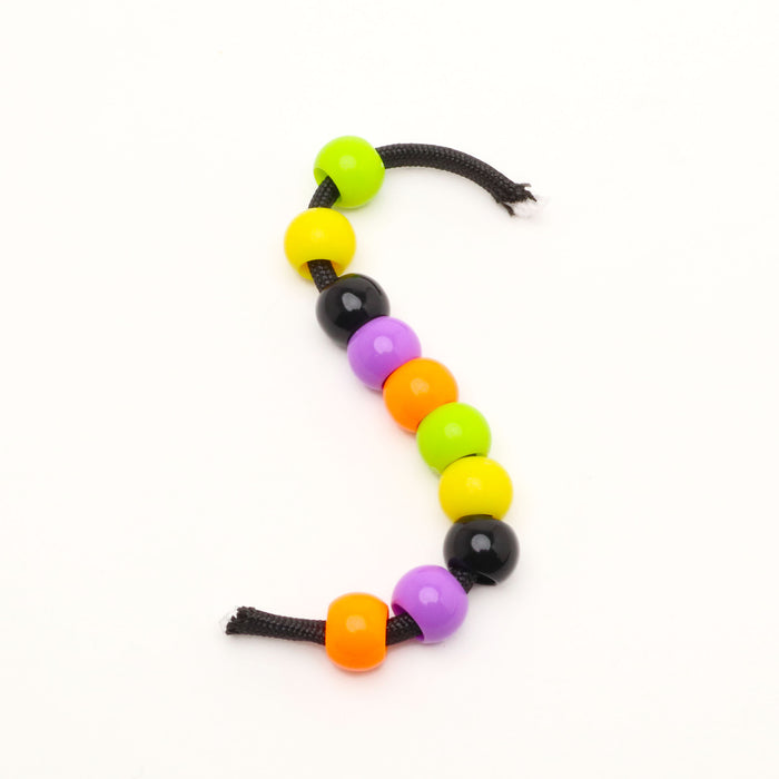 300 Halloween Multicolor Acrylic Large Hole Beads 12mm with 5.7mm Hole (Copy)