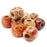 Wooden Macrame Beads with Large Hole in Assorted Colors and Sizes
