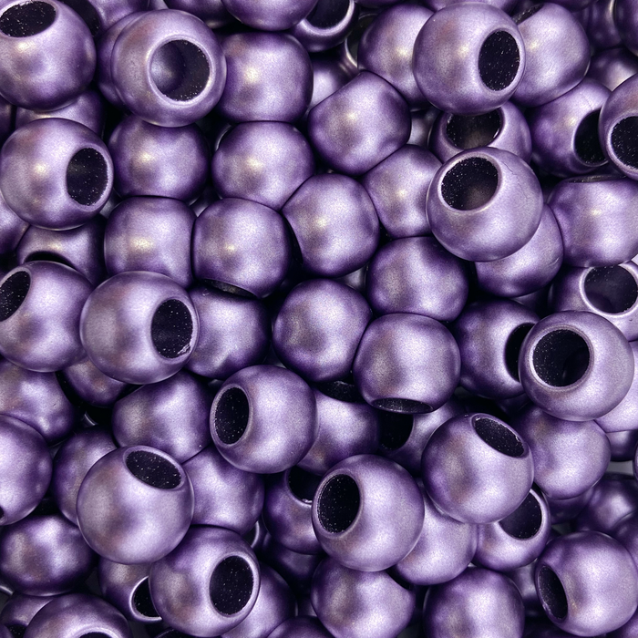 Acrylic Large Hole Beads in 12mm and 10mm Sizes