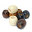 Wooden Macrame Beads with Large Hole in Assorted Colors and Sizes