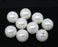 200 White Acrylic Imitation Pearl Bead 12mm Craft Pearls 1.7mm Hole