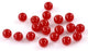 900 Round Red Acrylic Beads 8mm Diameter with 1.5mm Hole