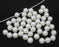 600 White Acrylic Imitation Pearl Beads 8mm Craft Pearls 1.5mm Hole