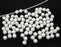 1,000 White Acrylic Imitation Pearl Beads 6mm Craft Pearls 1mm Hole