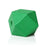 30 Green Painted 20mm Geometric Faceted Wood Bead with 4.2mm Hole
