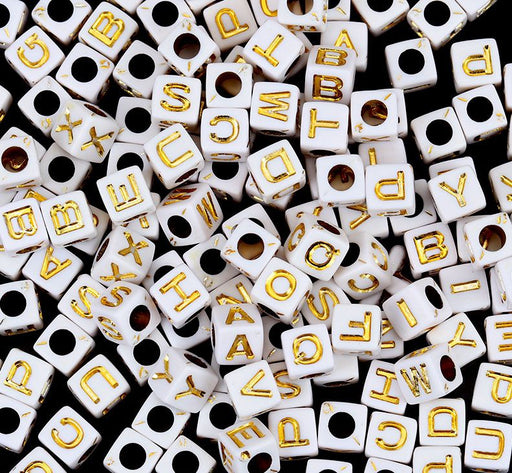 19 colors 100pcs6mm mixed letter beads square letter beads acrylic beads  DIY jewelry making bracelet necklace