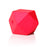 30 Pink Painted 20mm Geometric Faceted Wood Bead with 4.2mm Hole