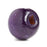 600 Purple Round Wood Beads Bulk 10mm x 9mm with 3mm Hole