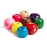 600 Round Barrel Wood Beads Assorted Colors 12mm x 11mm with 4mm Hole