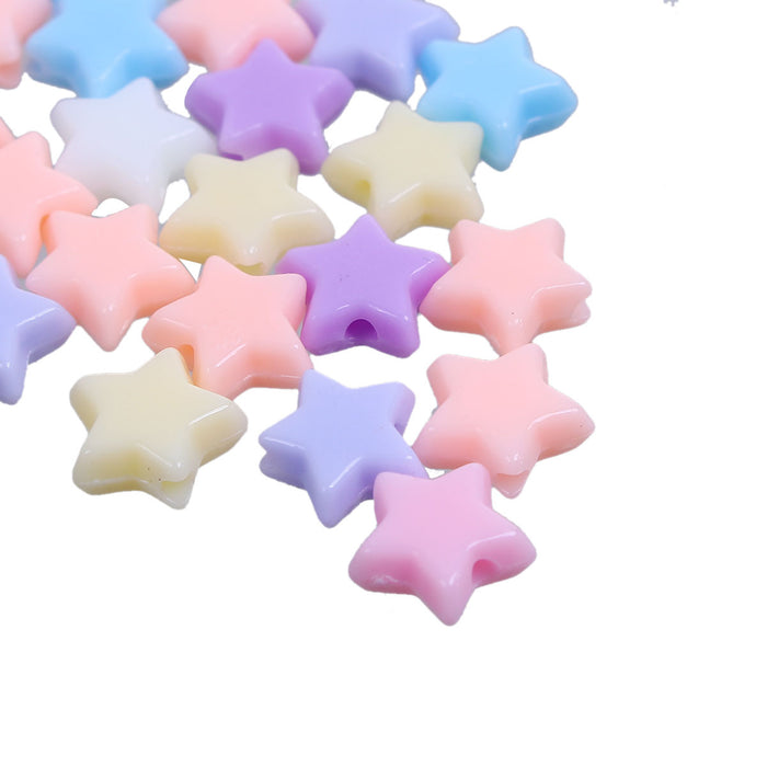 Buy 11mm Star Shaped Colored Acrylic Beads Online. COD. Low Prices. Free  Shipping.