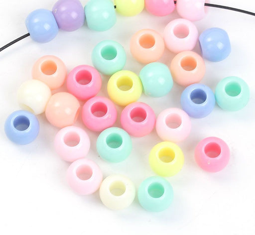 Smiling Acrylic Beads for Bracelets Jewelry Making - Dearbeads