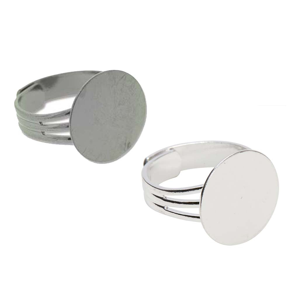 Silver ring blanks for jewelry making sale