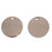 20 Rose Gold Plated Copper Round Metal Stamping Blanks 15mm or 5/8 Inch Diameter