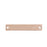 4 Count Rose Gold Plated Rectangle Bar Metal Stamping Blank Tag with Two Holes 38mm x 6mm