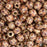 160 Macrame Beads in Dark Brown with Flowers and Circles Design 17mm x 16mm with 7.4mm Large Hole Wooden Beads