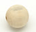 30 Round Unfinished Wood Beads 25mm Diameter 5mm Large Hole