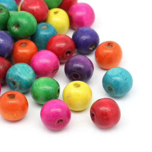 200 Pieces Summer Wood Beads for Crafts Colored Wooden Beads Tropical Wood  Beads with Flamingo Pineapple Palm Leaves Cactus Hawaii Craft Beads Bulk