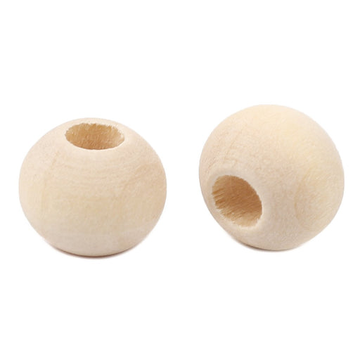 600 Macrame Beads 10mm Diameter 3.9mm Large Hole Wooden Beads