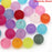 400 Round Frosted Pastel Acrylic Matte Beads 10mm with 1.6mm Hole