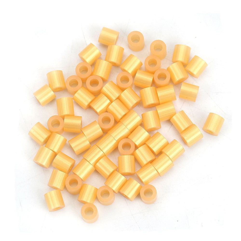 2,000 Gold Fuse Beads 5 x 5mm Iron Together Fusion Beads