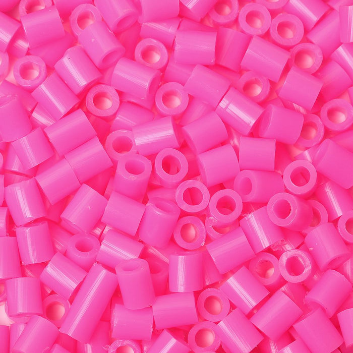 2,000 Hot Pink Fuse Beads 5 x 5mm Iron Together Fusion Beads