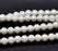 1,100 Ivory Glass Imitation Pearl Beads 8mm or 5/16 Inch Glass Beads 1mm Hole - 10 Strands