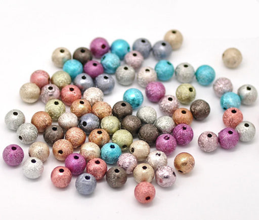 YEUPYL 1200pcs Color Beads Pastel Round Bead Acrylic Assorted Colorful Beads Small Cute Rainbow Beads Plastic Mixed Bulk Beads for DIY Jewelry