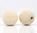 100 Large Round Wood Beads Bulk 18mm with 3.5mm Hole