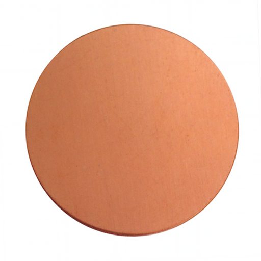 6 Round Circle Copper 1.5" Inch Metal Stamping Blank Engraving Tag 24 Gauge