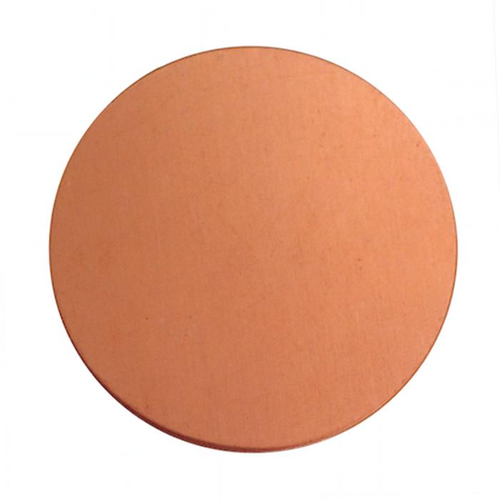 6 Round Circle Copper 1.5" Inch Metal Stamping Blank Engraving Tag 24 Gauge