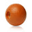 1,000 Painted Orange Round Wood Beads 8mm with 2mm Hole