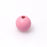 100 Pink Round Wood Beads Bulk 16mm with 4.2mm Hole