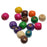 300 Round Wood Beads Assorted Colors 12mm x 11mm with 5.3mm Large Hole