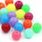 400 Round Neon Multicolor Acrylic Beads 10mm Diameter with 2mm Hole